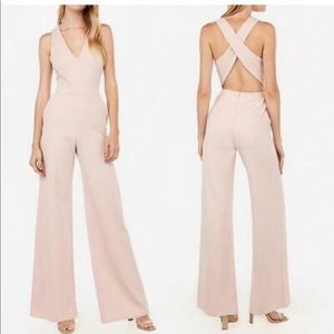 Express Light Pink Jumpsuit